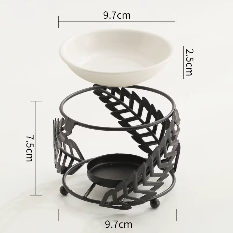 Nordic Aromatherapy Oil Burner and Candle Holder